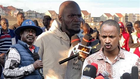 Baba Tunataka Babu Owino Raila Shocked As Jacaranda Youths Demands Babu