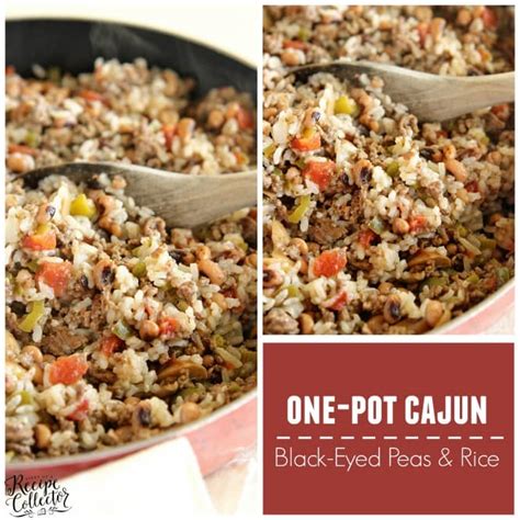 One-Pot Cajun Black-Eyed Peas & Rice - Diary of A Recipe Collector