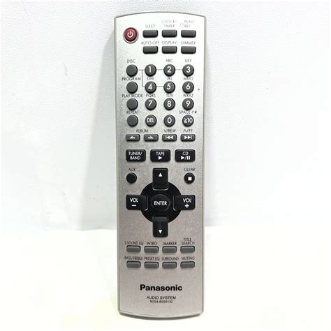 Panasonic Audio System Remote Control #N2QAJB000132 | eBay