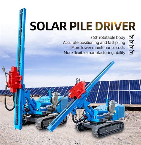 Factory Price Solar Photovoltaic Plant Crawler Hydraulic Hammer