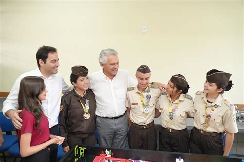 Governador De Goi S Inaugura Novo Col Gio Militar E Centro Integrado De