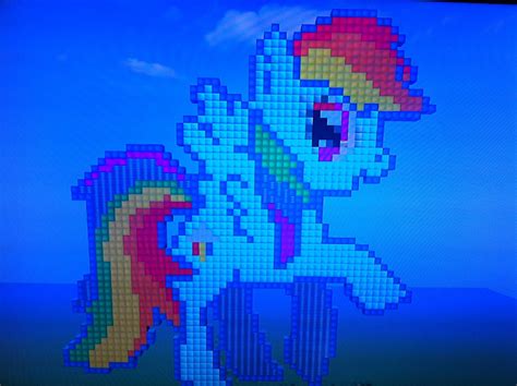 Pixel art rainbow dash(I know, so original) : mylittlepony