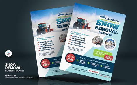 Snow Removal Flyer Corporate Identity Template