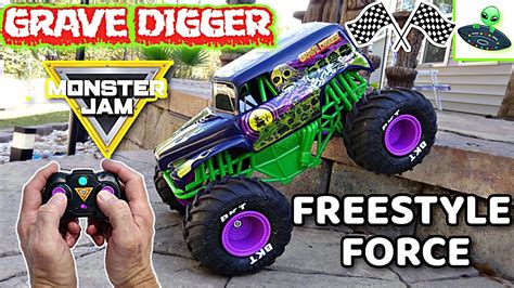 GRAVE DIGGER Freestyle Force R C YouTube