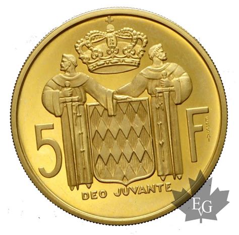 Monnaies MONACO 1966 5 FRANCS RAINIER III ESSAI BE PROOF