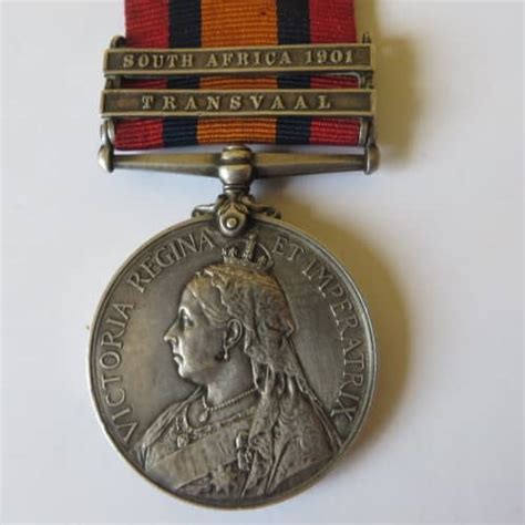 Boer War Qsa Medal Awarded To Tpr H Walkington Commander In Chief