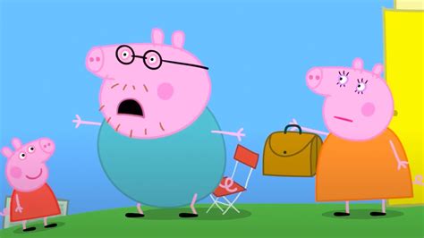 Papai Porco Est Atrasado Para O Trabalho Peppa Pig Portugu S