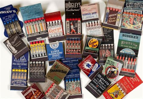 Creative Spark Vintage Matchbook Art In Pictures Matchbook Art