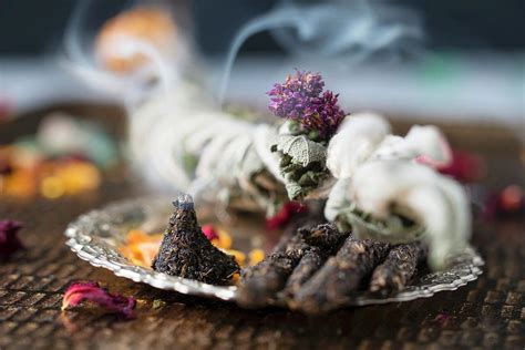 Homemade Incense Sticks Cones And Herbs For Smoking Photograph By