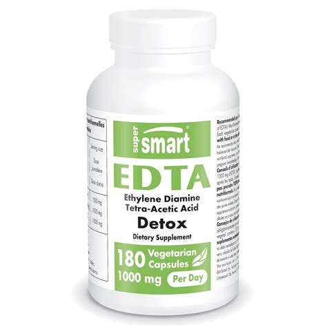 Supersmart Edta Mg Per Day Calcium Disodium Edta Supplement