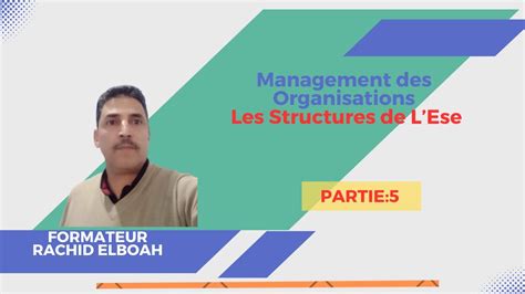 Management Des Organisations Les Structures De Lentreprise Partie5