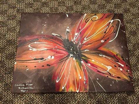 Easy Acrylic Canvas Painting Ideas For Beginners Butterfly