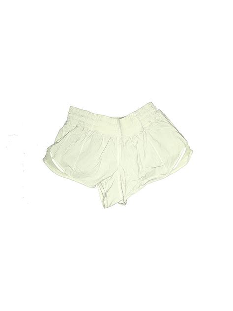 Lululemon Athletica Solid Ivory Athletic Shorts Size 4 35 Off ThredUp