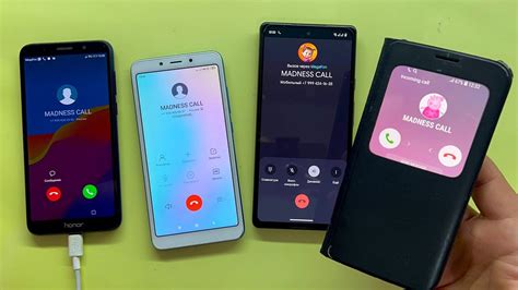 Incoming Call Google Pixel 6Pro Vs Xiaomi Mi 6A Honor 7A And Samsung