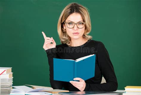 Teacher In Classroom At University Or College Female Beautiful Student