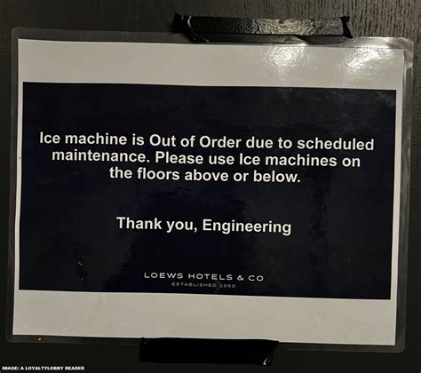 Whine Wednesdays Hotel Ice Machines Constantly Out Of Order Loyaltylobby