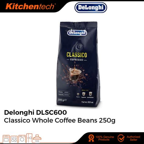 Delonghi DLSC600 Classico Whole Coffee Beans 250g 50 Arabica 50