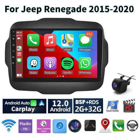 Car Gps Stereo For Jeep Renegade Android Carplay