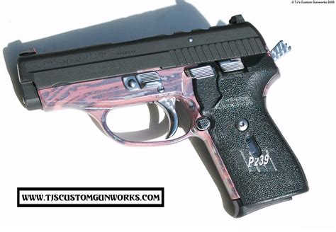 Ultra Custom Sig Sauer P239 Pink Opal Exotic