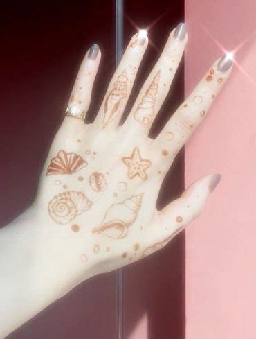 50 Timeless Allure Of Henna Designs Seashells Inspired Henna I Take