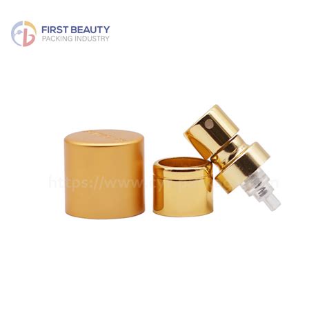 Aluminum Gold Perfume Crimp Pump