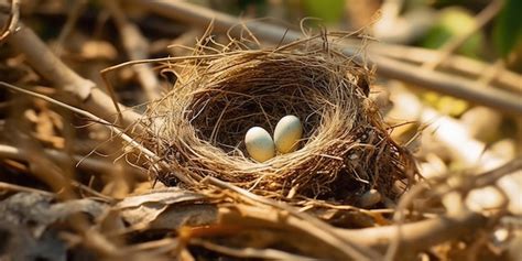 Premium Photo | Mockingbird nest ai generative