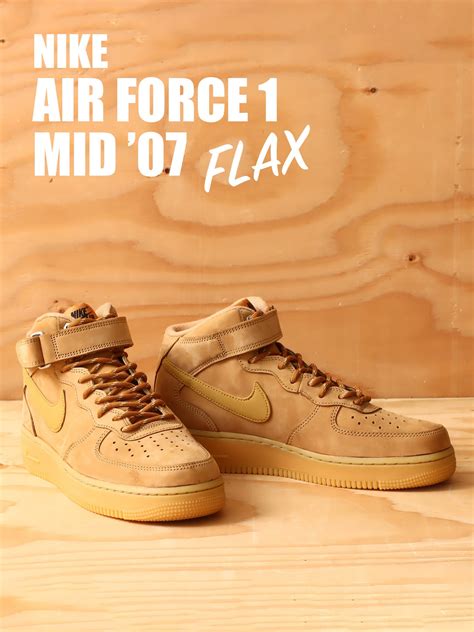 かんたんラ Nike Mid Flaxの通販 By あすりs Shop｜ナイキならラクマ ナイキ エアフォース1 メンズ