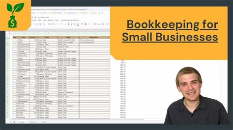 Small Business Bookkeeping Template Google Sheets