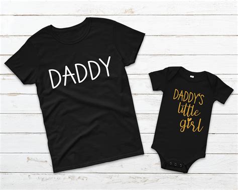 Fathers Day Daddy And Daughter Shirts Fathers Day Etsy