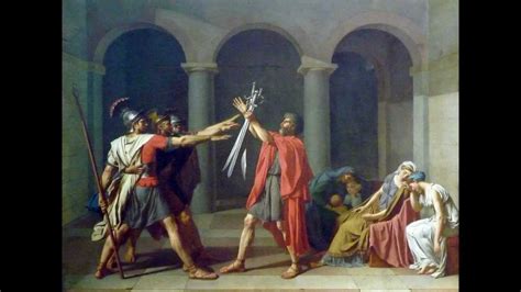 Jacques Louis David The Oath Of The Horatii 1785 Youtube