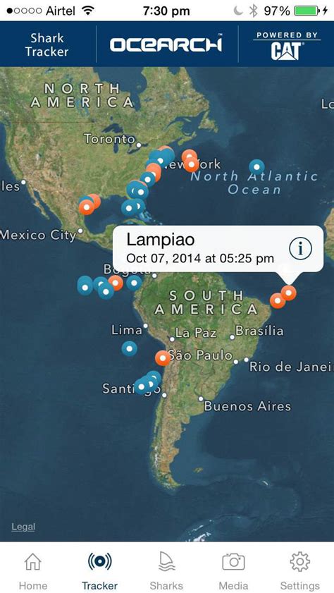 Global Shark Tracker Apppicker