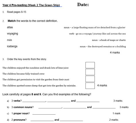 Guided Reading Resources Year 4 Teaching Resources