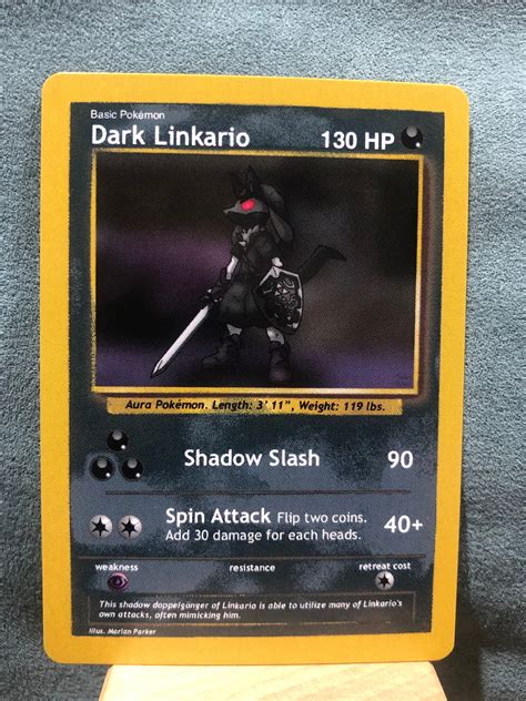 Dark Pokemon Card - Printable Cards