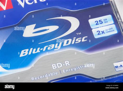 Recordable Blu Ray Disc Stock Photo Alamy