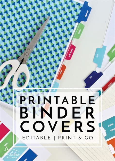 Make Your Own Cute Binders With Printable Binder Covers Binder