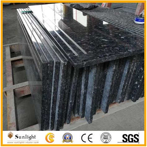 Wholesale Natural Stone Blue Pearl Granite Stairs Steps For Indoor