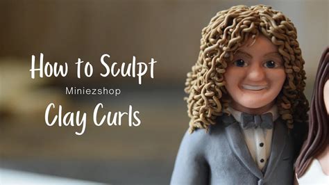 How To Sculpt Polymer Clay Curls Youtube