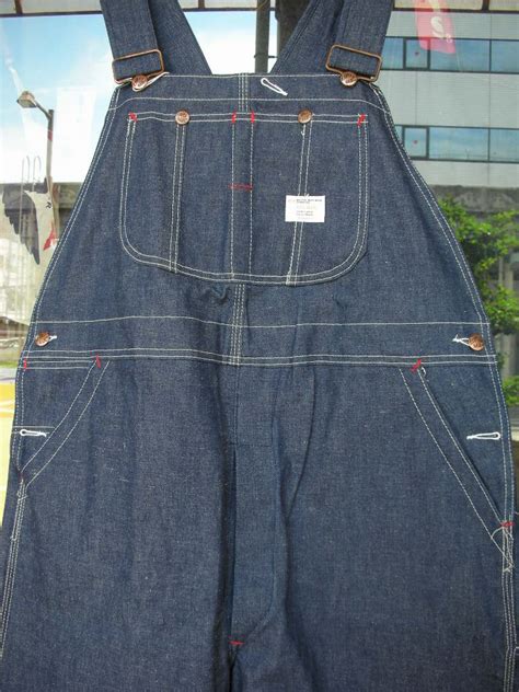 〜1970s Deadstock Big Mac Lowback Denim Overalls Sz 42x30 Rock A Hula