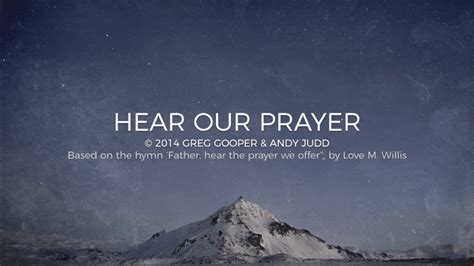 Hear Our Prayer Lyric Video Emu Music Youtube