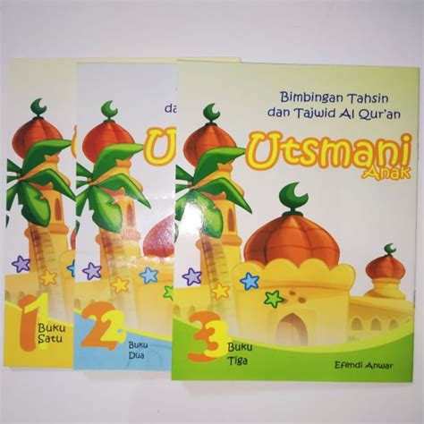 Jual Bimbingan Tahsin Dan Tajwid Al Qur An Utsmani Anak Paket Shopee