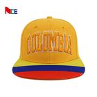 Custom Embroidered Flat Bill Snapback Hats Nylon Mesh Snapback Hats