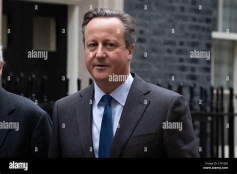 London UK 14th Nov 2023 David Cameron Leaves A Cabinet Meeting In