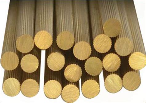 Bright Extrusion Brass Knurling Rods