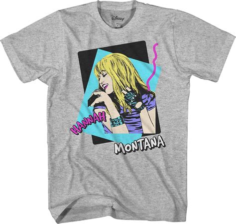 Mens Hannah Montana Throwback Shirt Miley Cyrus Hannah Montana