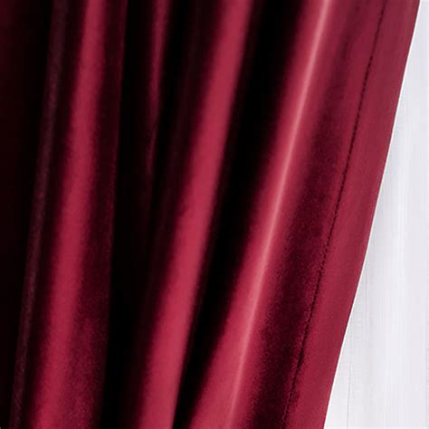 Dark Red Velvet Curtain