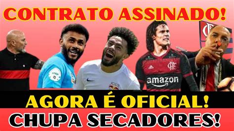 Contrato Assinado Agora Oficial Claudinho E Wendel E Cavani No