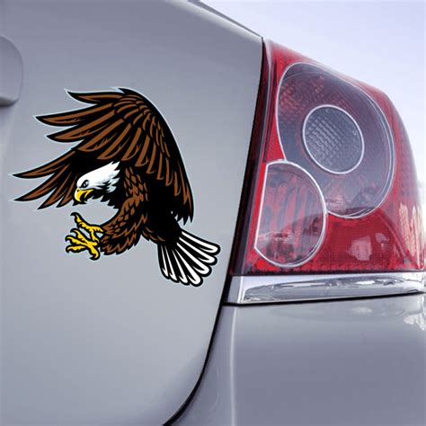 Sticker Aigle De Profil Autocollant Aigle De Profil ZoneStickers