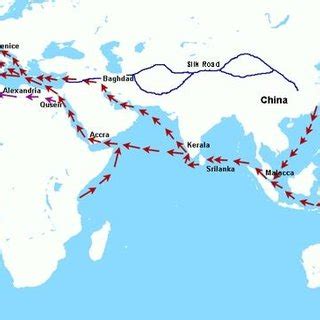 Map of Maritime Trade Routes (Source:... | Download Scientific Diagram