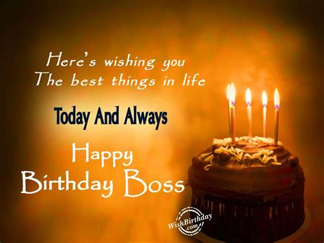 32 Wonderful Boss Birthday Wishes, Sayings, Picture & Photo - Picsmine