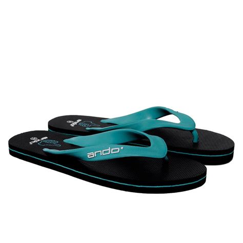 Jual Sandal Jepit Sendal Jepit Ando Hawaii Like In Black Turquoise